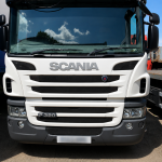 L001 - Scania P320 6x2 Flatbed Rigid Truck l001 main front.jpg